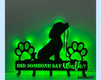 Custom Dog Coat Rack Wall Hanger Paw Dog Metal Wall Hooks, Dog Lover Hanging Coats, Keys Holder, Hook Rack, Clothes Hook, Home Wall Decor