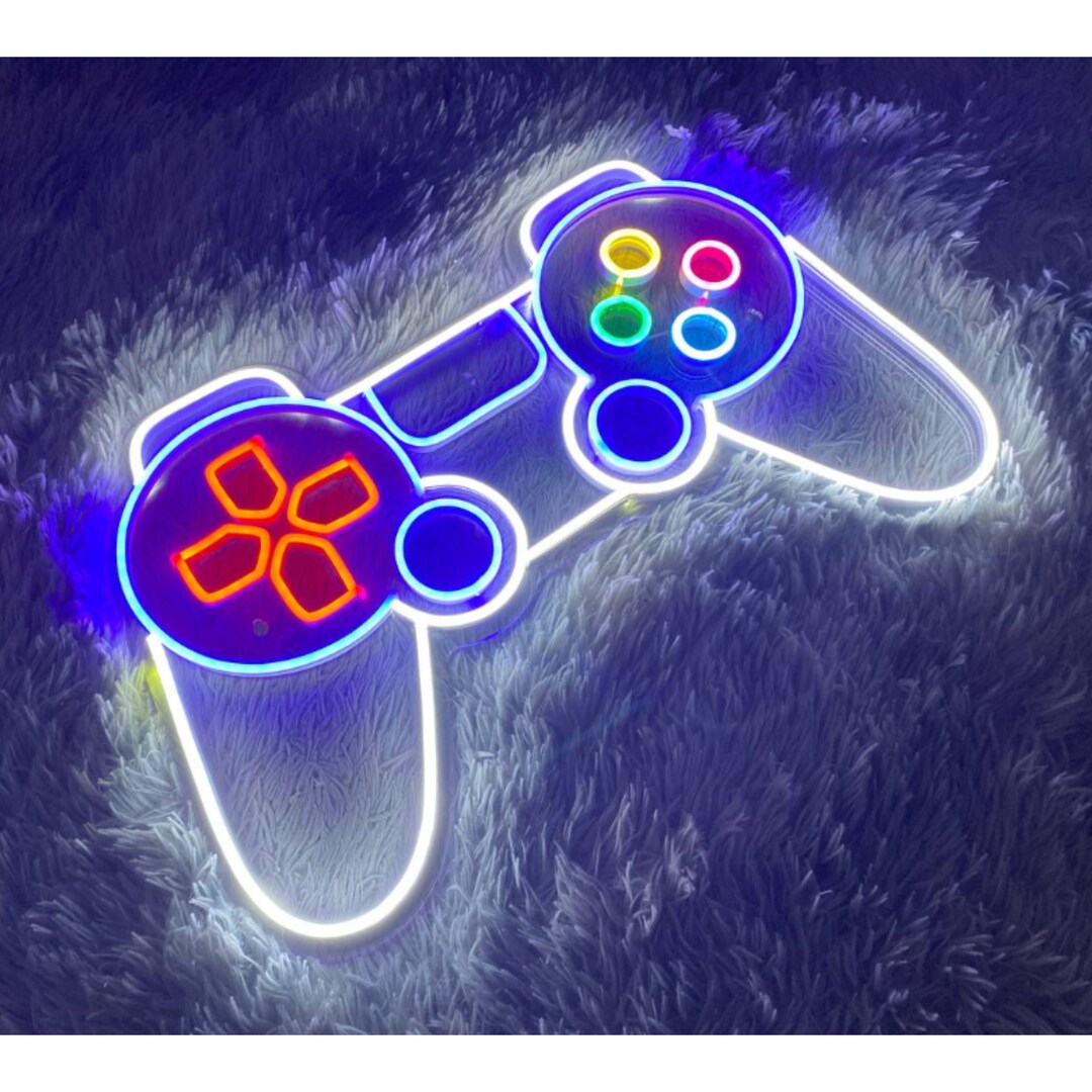 Game Controller Neon Led Sign, Game Controller Neon Sign, Decoración de