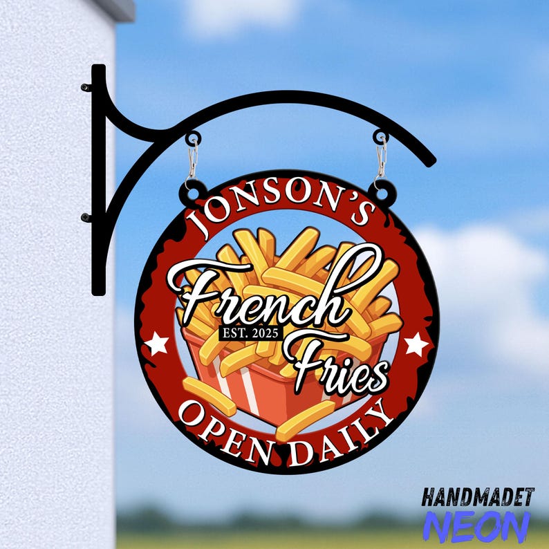 Small Fries Sign Personalized French Fries Metal Sign: Custom Restaurant Decor - Etsy