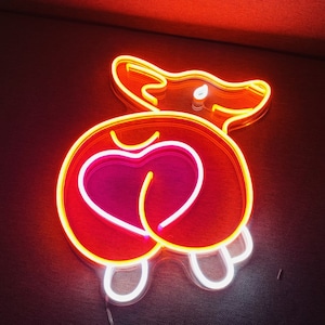 Corgi Neon Sign, Corgi Dog Led Sign, Corgi Led Sign, Custom Neon Sign, Shop Neon, Home Decor, Neon Sign, Christmas Gifts