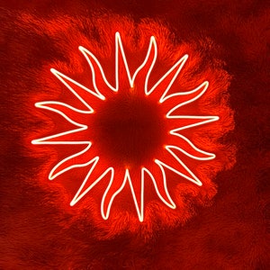 Sun Led Sign,  Sun Neon Sign, Wall Decor, Sun Neon Sign, Custom Neon Sign, Shop Led Sign, Best Gifts, Decor Led Signs