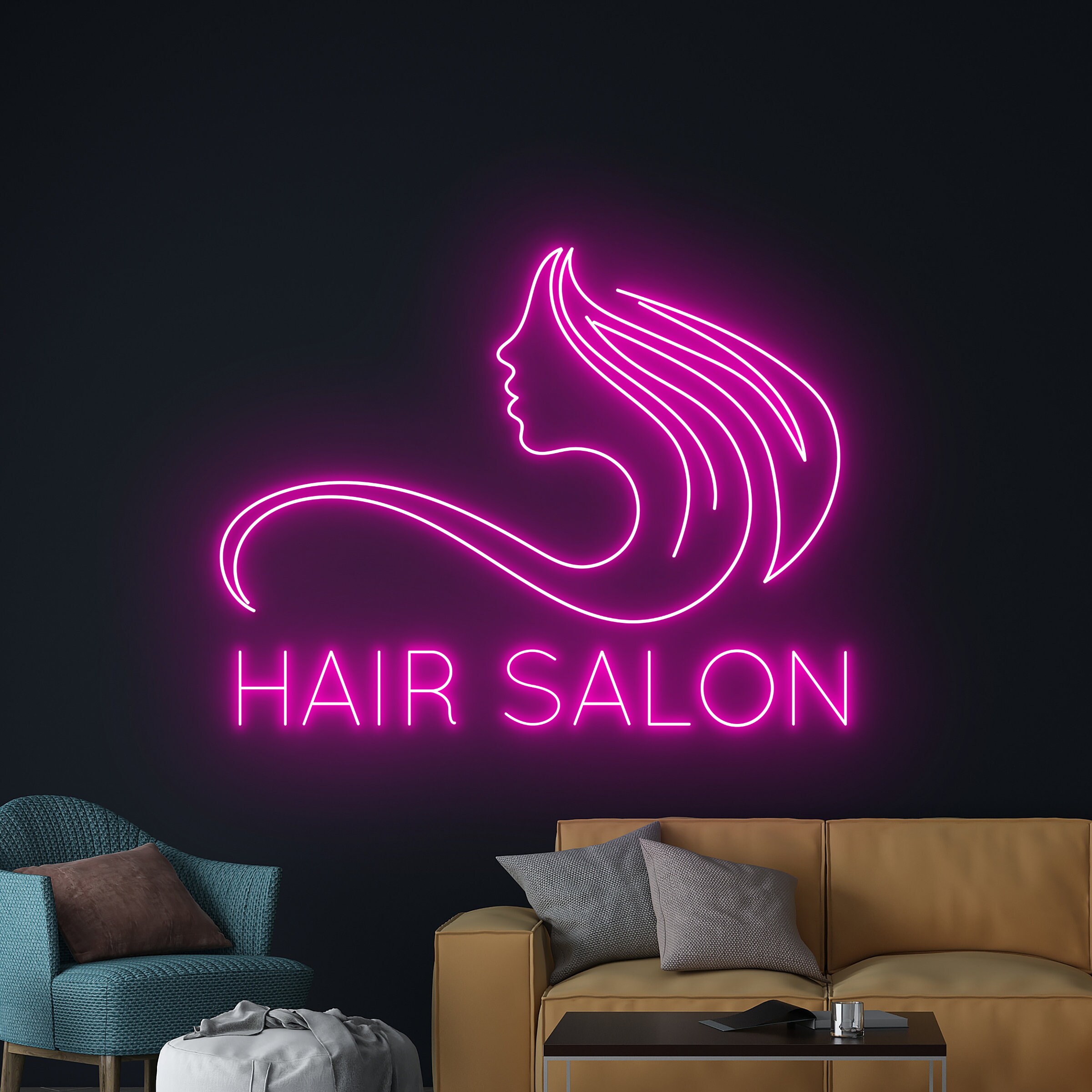 Ultra Bright LED Neon Sign – Hair Salon Beauty Shop – Business Display – L62