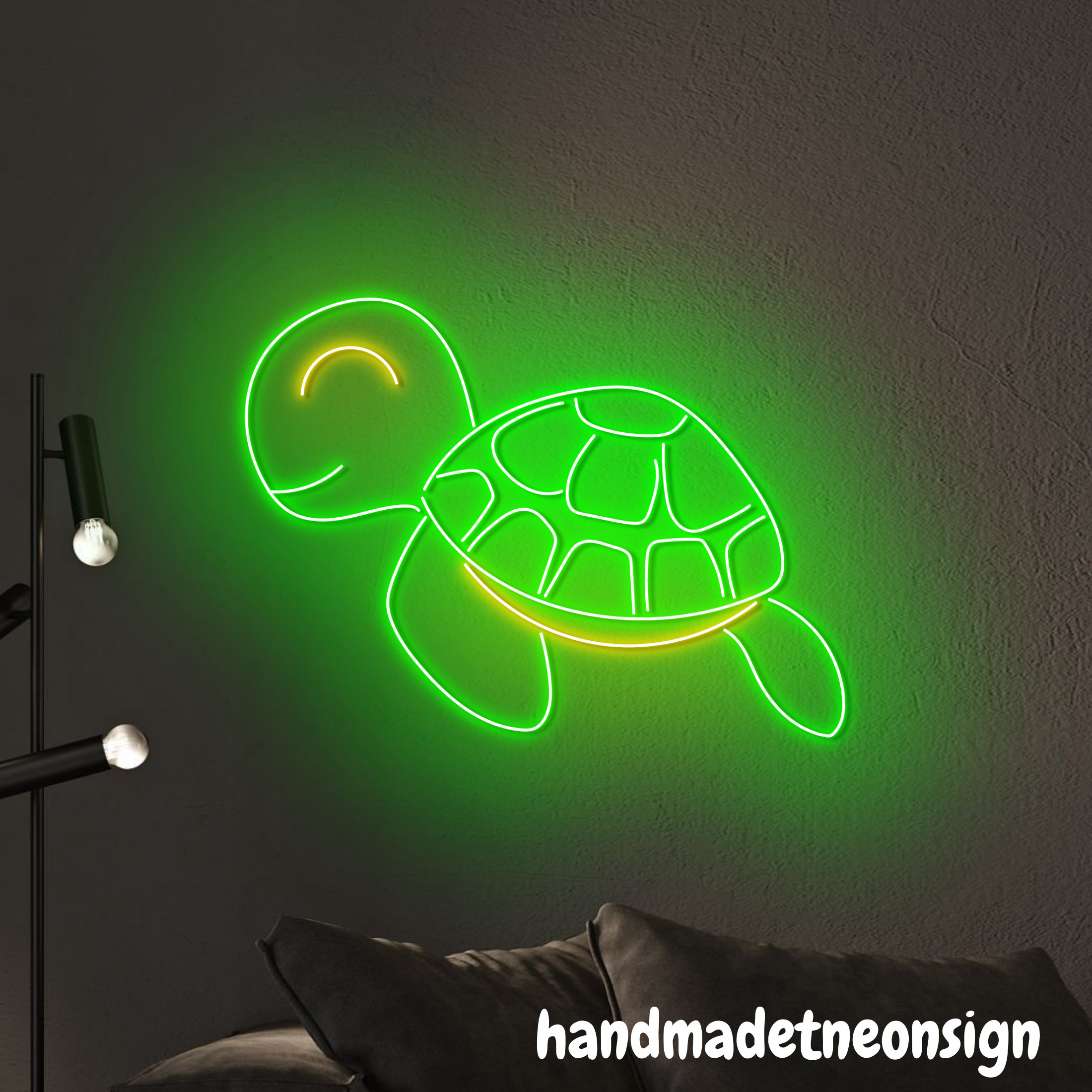 Turtle Neon Sign, Ocean Turtle Led Light, Marine Turtle Led Sign, Sea ...
