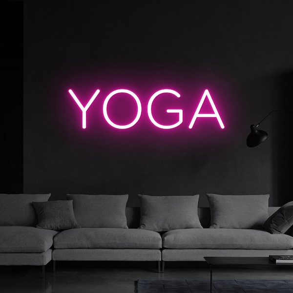 Yoga Neon Sign, Yoga Led Sign, Yoga Led Lights, Gift Neon Sign, Custom Neon Sign, Yoga Room Decor, Yoga Signs