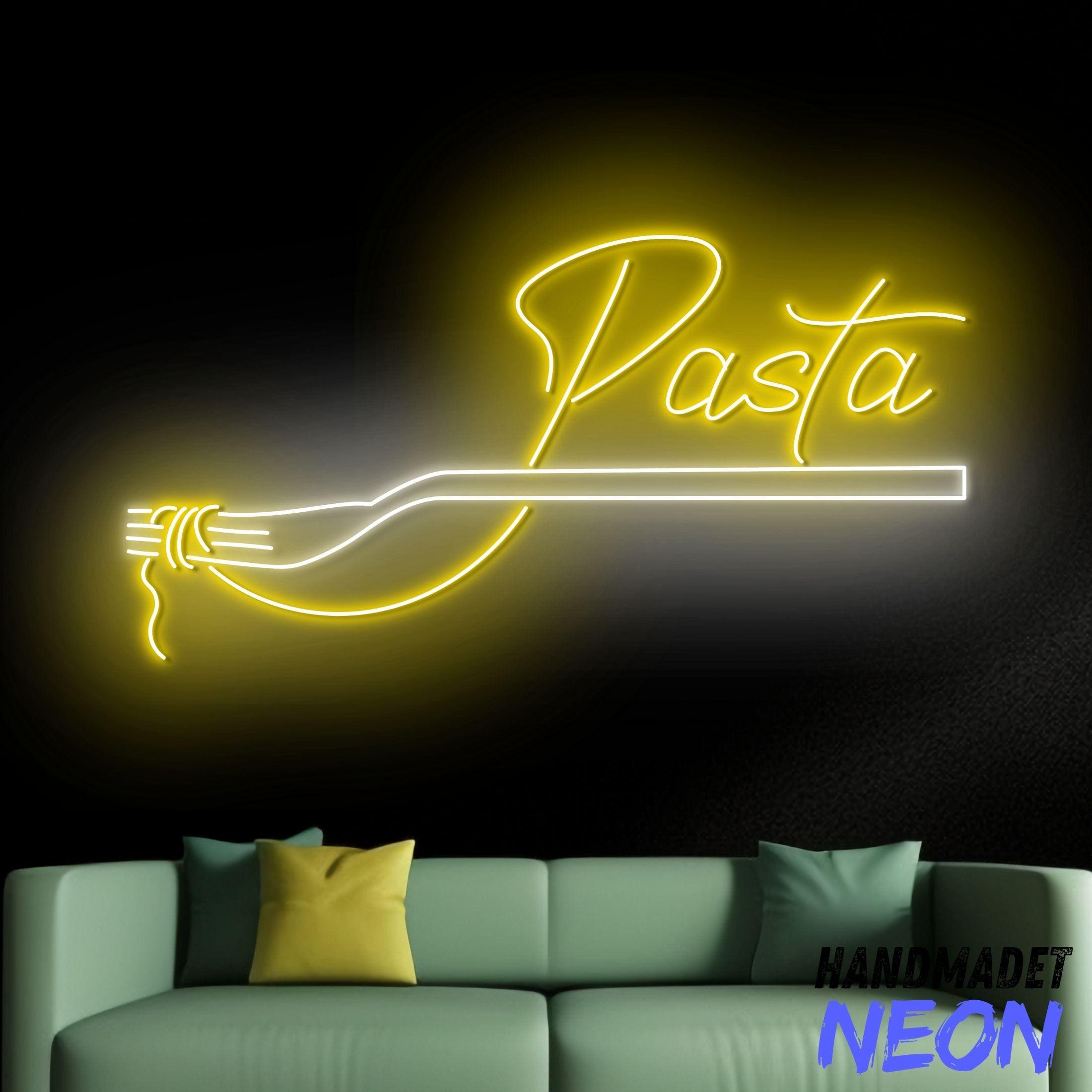 Pasta Neon Sign, Italian Cuisine Led Sign, Spaghetti Led Light