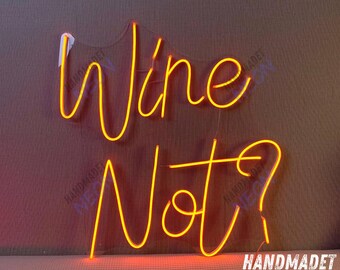 Insegna al neon personalizzata per vino: decorazioni a LED per bar, pub e feste