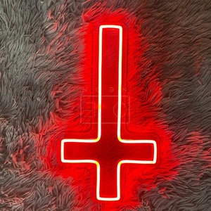 Cross Led Sign, Cross Jesus  Neon Sign, Wall Decor, Cross Neon Sign, Custom Neon Sign, Cross Led Sign, Christmas Gifts, Jesus Neon Signs