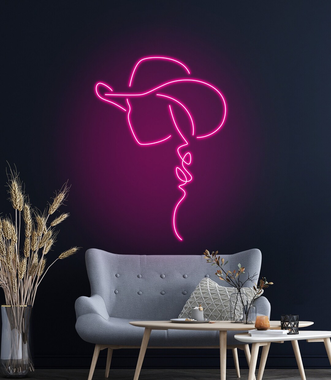 Cowgirl Neon Sign Western Girl Neon Sign Wall Decor Bar - Etsy