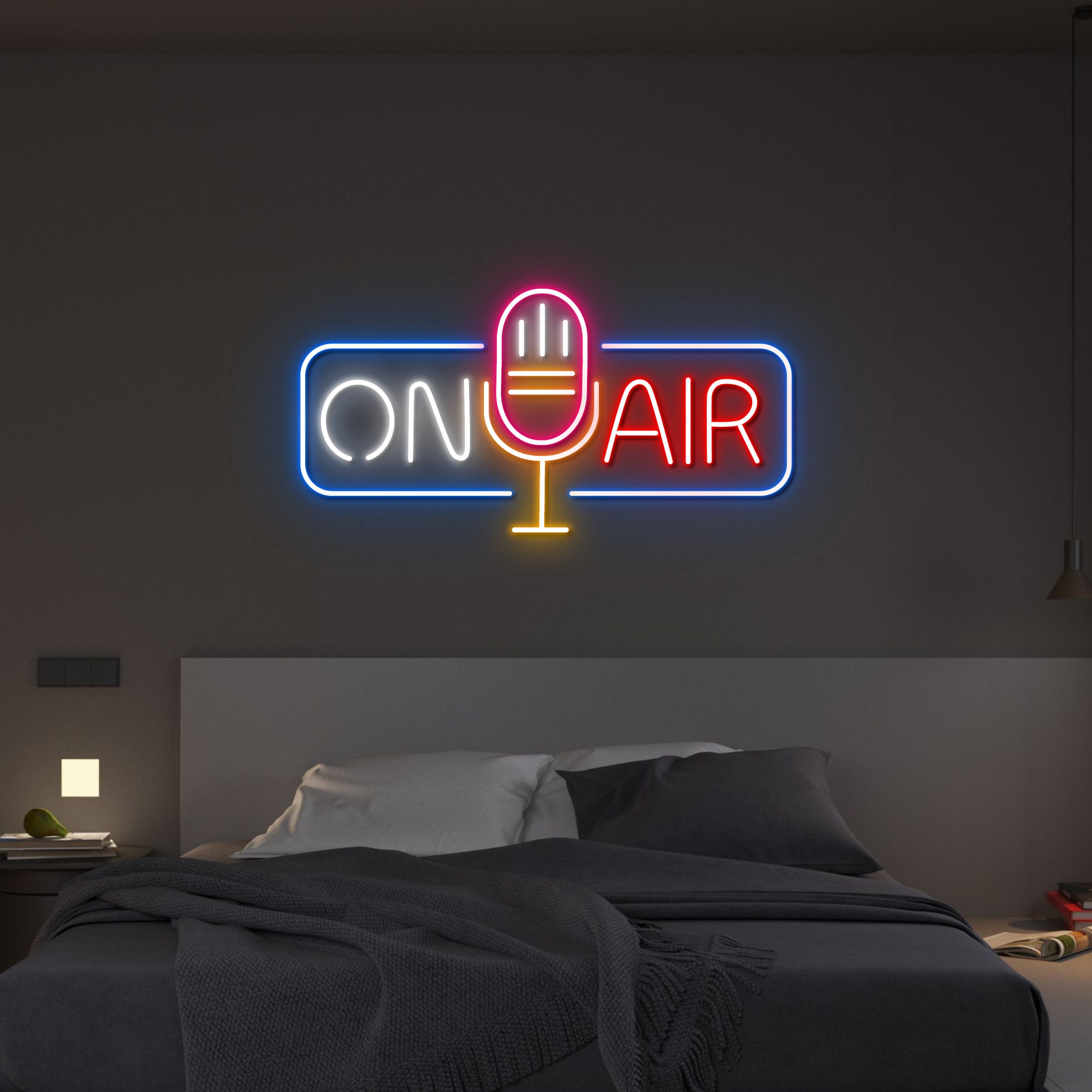 ON AIR studio light sign. live streaming icon. ON AIR message studio sign.  flat style. 10927146 Vector Art at Vecteezy