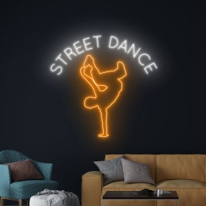 Street Dancer Neon Sign, Street Dance Led Sign, Custom Street Dance LED ...
