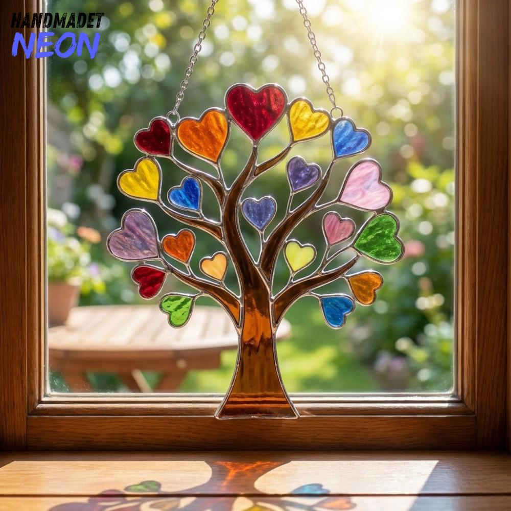Stained glass heart - Etsy 日本