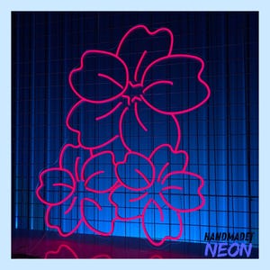 Handmade Cherry Blossom LED Neon Sign ,Sakura Gaming Room Setting ,Room Neon Light Decor Sign ,Cherry Blossom Neon Christmas Gifts