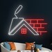 House Building Led Sign, Construction Neon Light, Architecture Neon ...