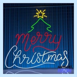Christmas Neon Sign,  Christmas Led Sign, Wall Decor, Merry Christmas Led Light, Custom Neon Sign, Best Gifts, Christmas neon Sign