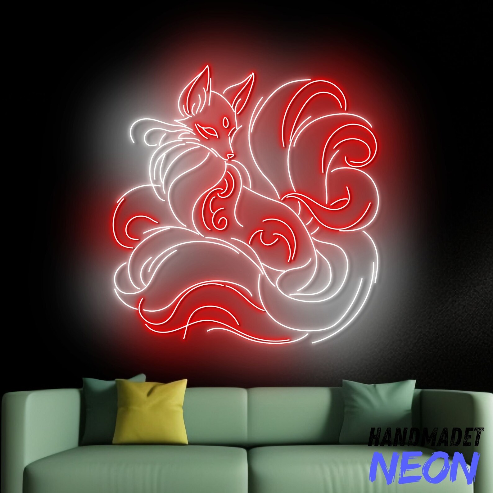 Fox Neon Sign, Fox Led Sign, Fox Animal Neon Light, Fox Led Light, Fox ...