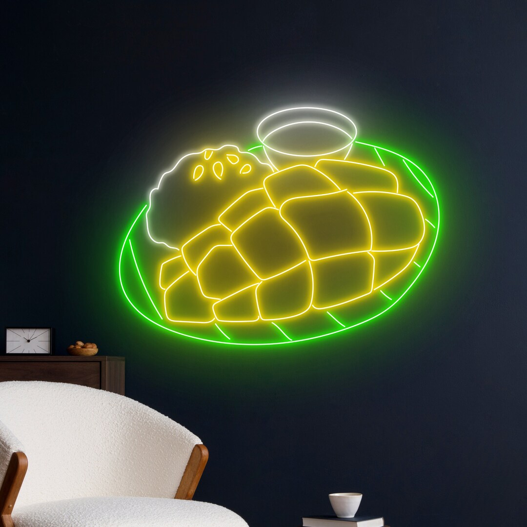 Mango Stick Rice Neon Sign, Mango Stick Rice Led Sign, Stick Rice Led ...