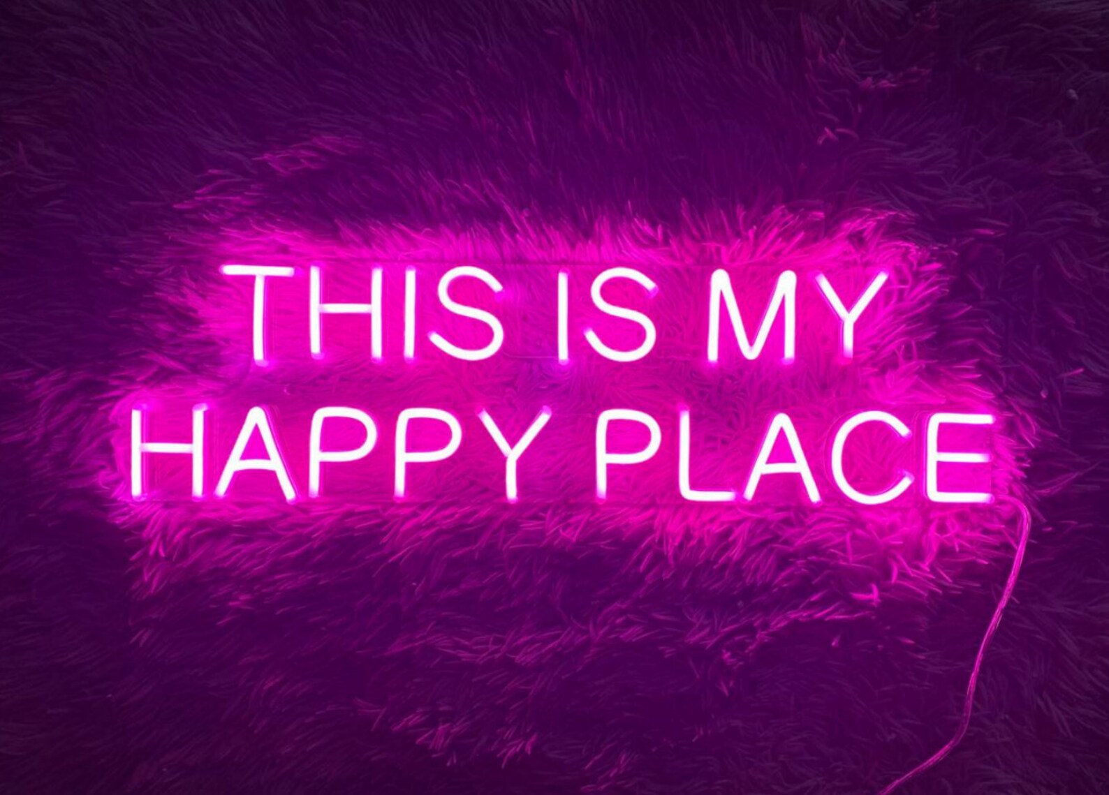 This is My Happy Place Led Sign This is My Happy Place Neon Etsy