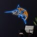 Atlantic Blue Marlin Fish Neon Sign, Atlantic Blue Marlin Fish Led Sign ...