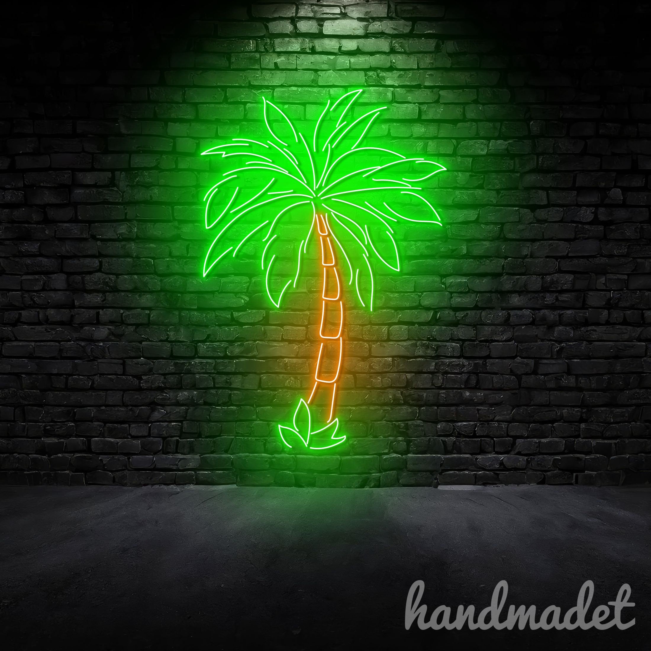 Palm Tree Neon Sign, Palm Tree Signs, Beach Neon Wall Light, Palm Tree ...