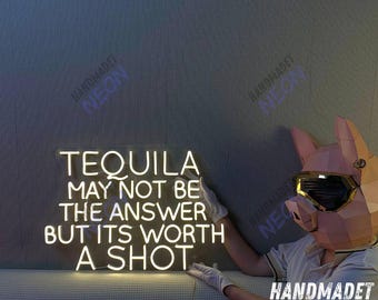 テキーラネオンサイン：LEDバー装飾、カスタム名入れオプション - Etsy