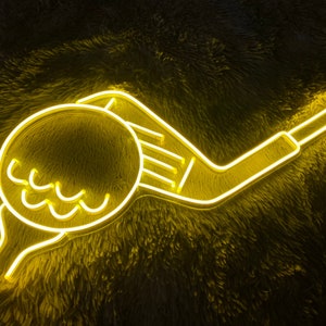 Sinal de néon de golfe, sinal de led de golfe, decoração de parede, decoração de natal, sinal de néon personalizado, melhores presentes, sinal de néon de natal, sinal de led de golfe, leds de golfe
