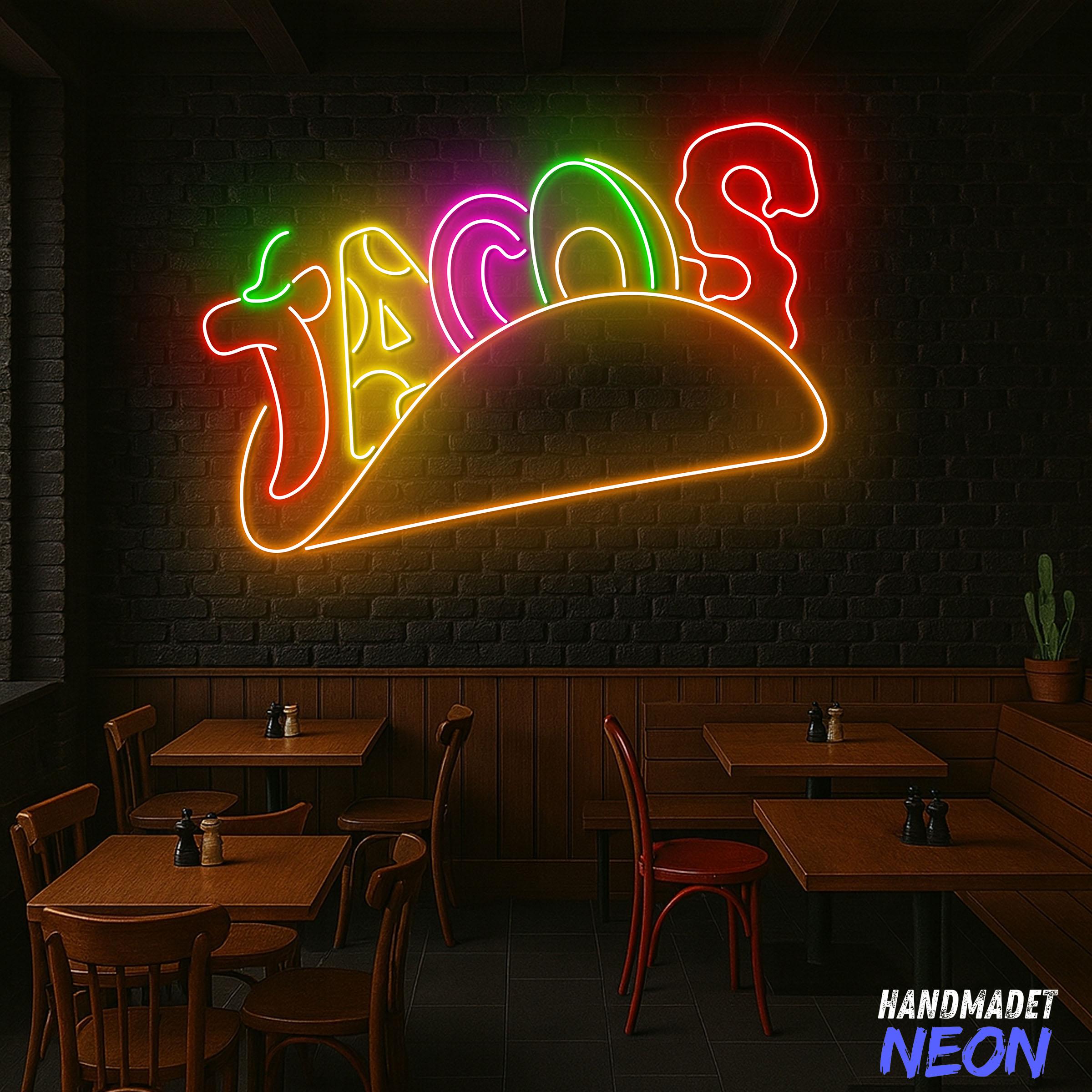 メキシカン フード タコス ネオン風 LEDライト インテリア メキシコ