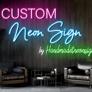 Custom Name Neon Sign Light, Neon sign Wedding Neon sign wall decor, Custom Neon Sign, Bar Neon Sign, Kid Room Decorations Personalized
