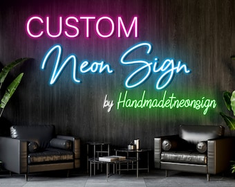 Custom Name Neon Sign Light, Neon sign Wedding Neon sign wall decor, Custom Neon Sign, Bar Neon Sign, Kid Room Decorations Personalized