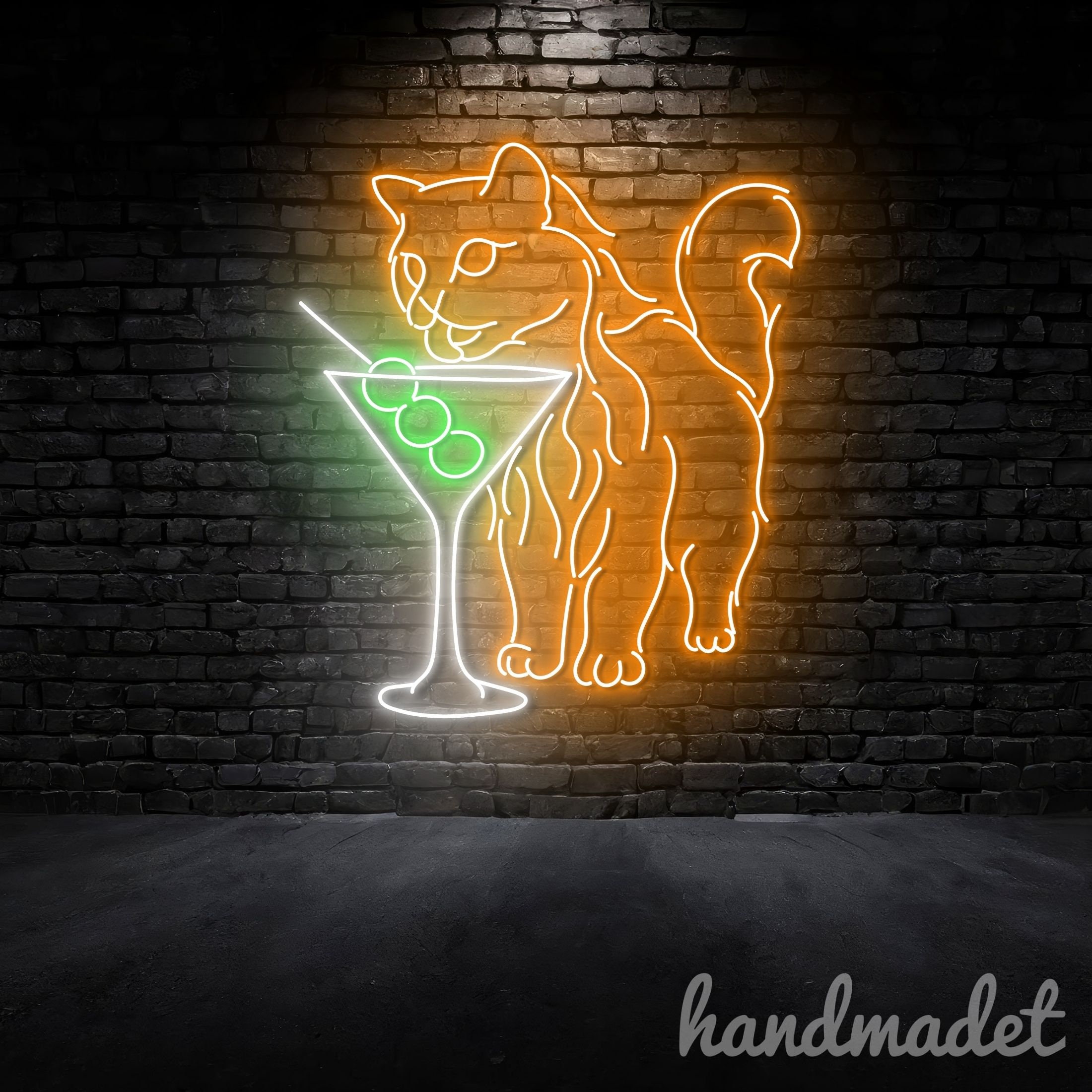 猫 ネオンサイン ライトNEON SIGN ビールバー 装飾壁 インテリア 猫 ネオンサイン ライトNEON SIGN ビールバー 装飾壁 インテリア