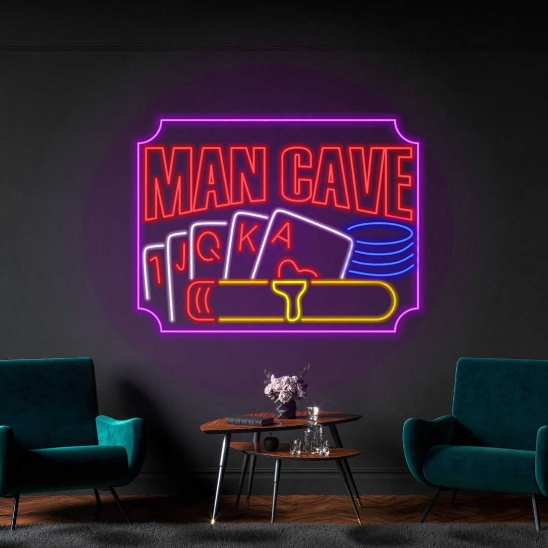 Custom Man Cave Neon Sign, Garage Decor, Personalised Gifts, Man Cave