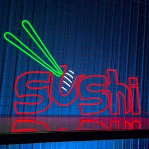 Sushi Led Sign, Sushi Neon Light, Sushi Neon Sign, Sushi Led Light, Room Wall Decor Sign, Restaurant Decor, Sushi Led Lights