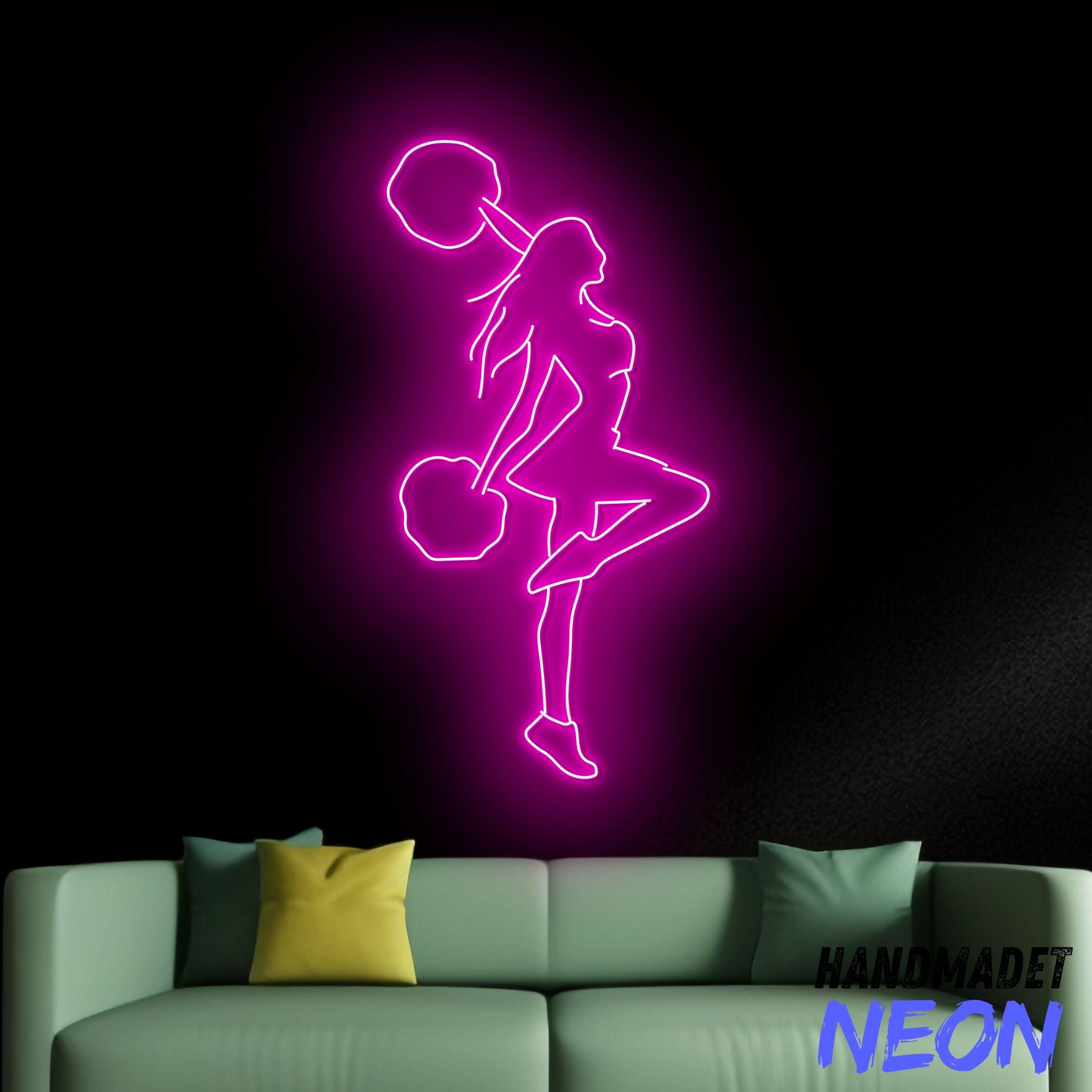 Cheerleader Neon Sign, Cheerleader Led Sign, Cheerleader Neon Light ...