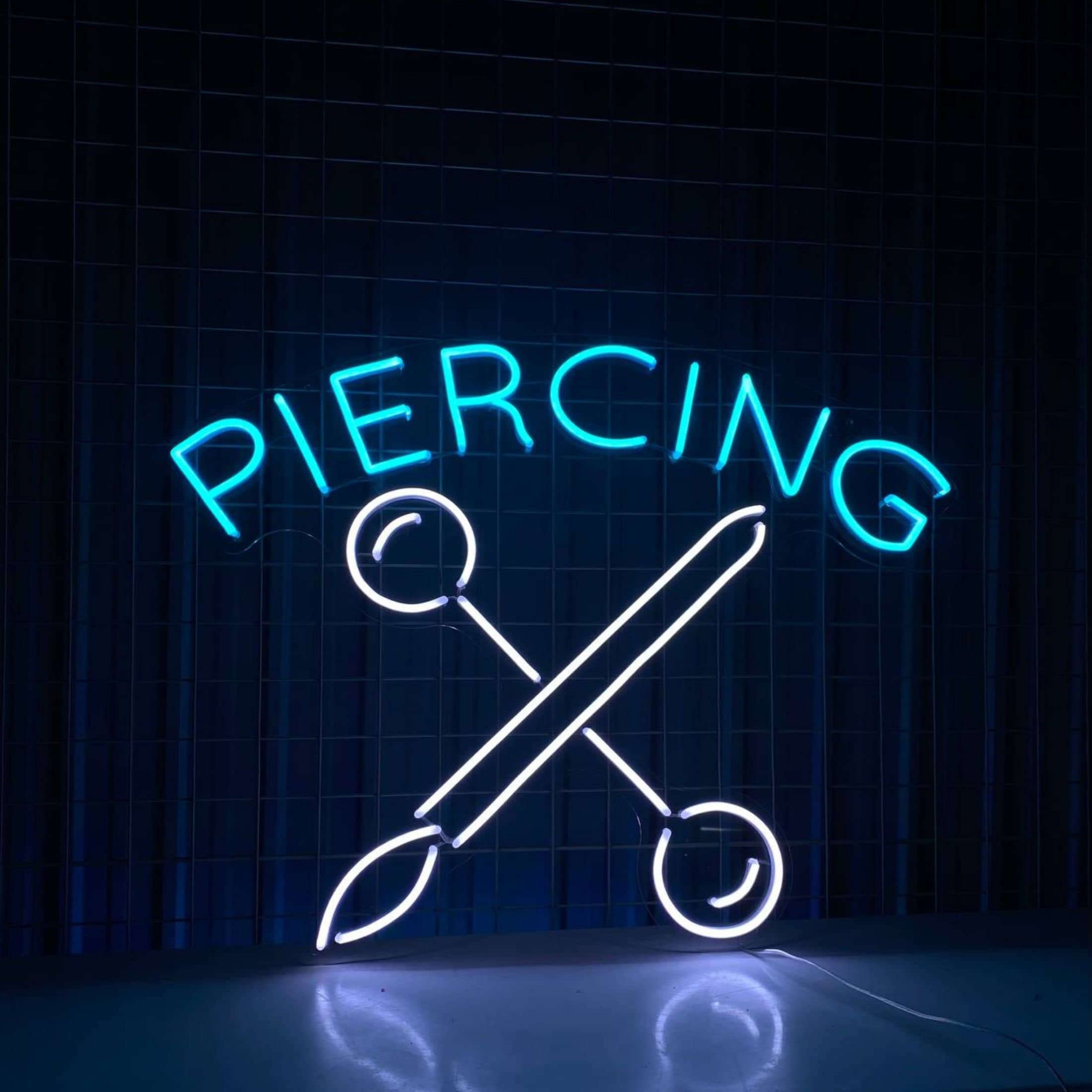 ADVPRO Tattoo Piercing Get Inked Shop Open Dual Color LED Enseigne
