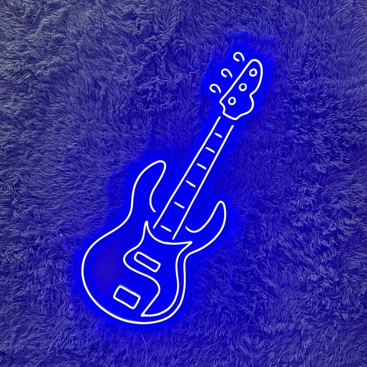 Guitar Neon Sign Guitar Wall Decor for Music Studio Bar or - Etsy
