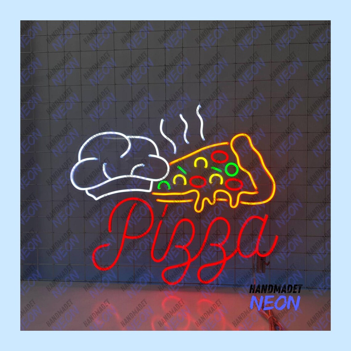 Pizza Led Sign, Pizza Slice Led Sign, Wall Decor, Shop Neon Sign ...