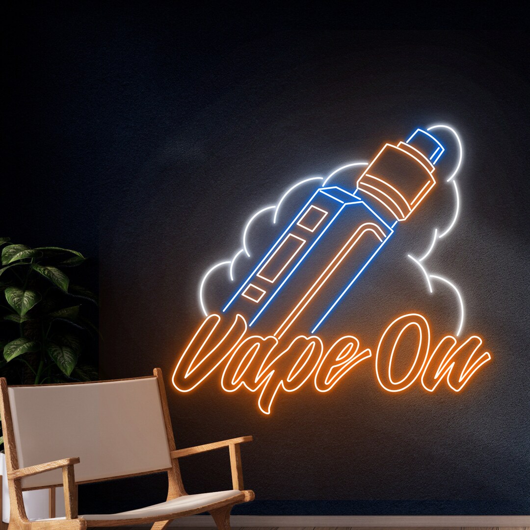 Smoking Neon Light Smoke Led Light Smoking Led Sign Smoke - Etsy