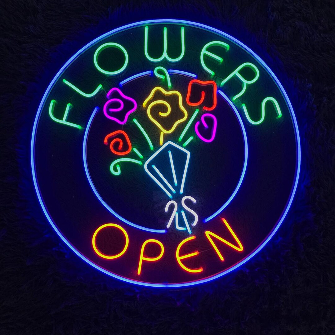 Flower Shop Sign custom Neon Sign custom Led Light shop Signage neon Flower Shop Sign custom Neon Sign custom Led Light shop Signage neon