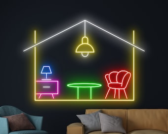 Enseigne LED pour meubles, Néon pour meubles, Enseigne au néon de salle d'exposition de meubles, Décoration murale de chambre, Néon pour meubles, Enseigne LED club