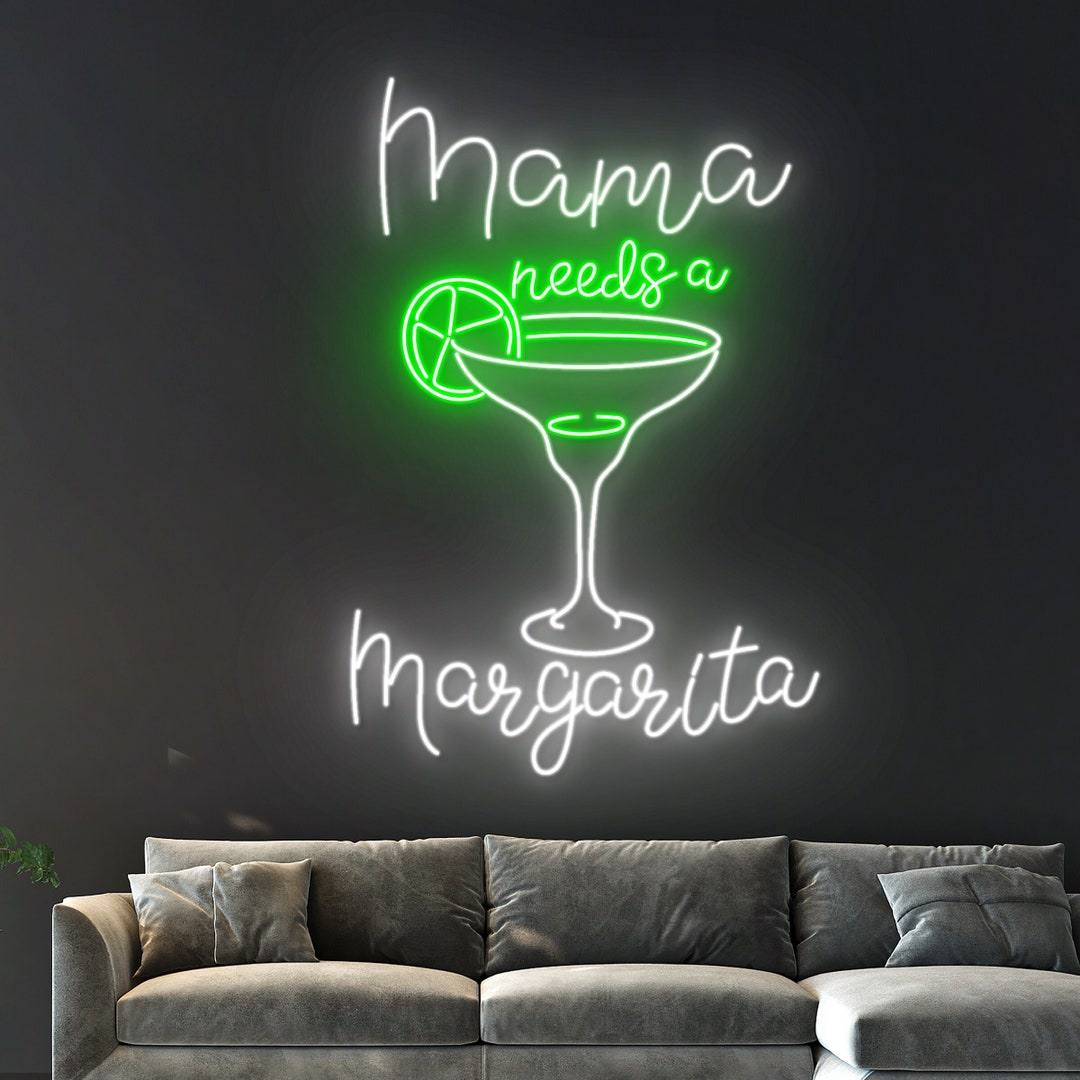 'Margarita' - Wall Painting (LED Neon) main image 1