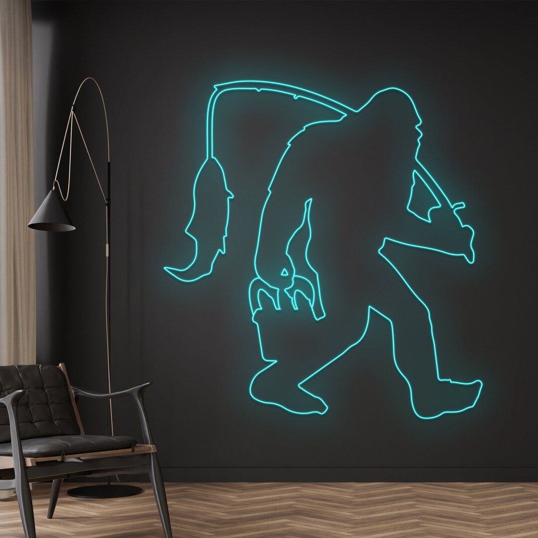 Loup Led Neon Mural,La Tête De Loup Enseigne Lumineuse Déco