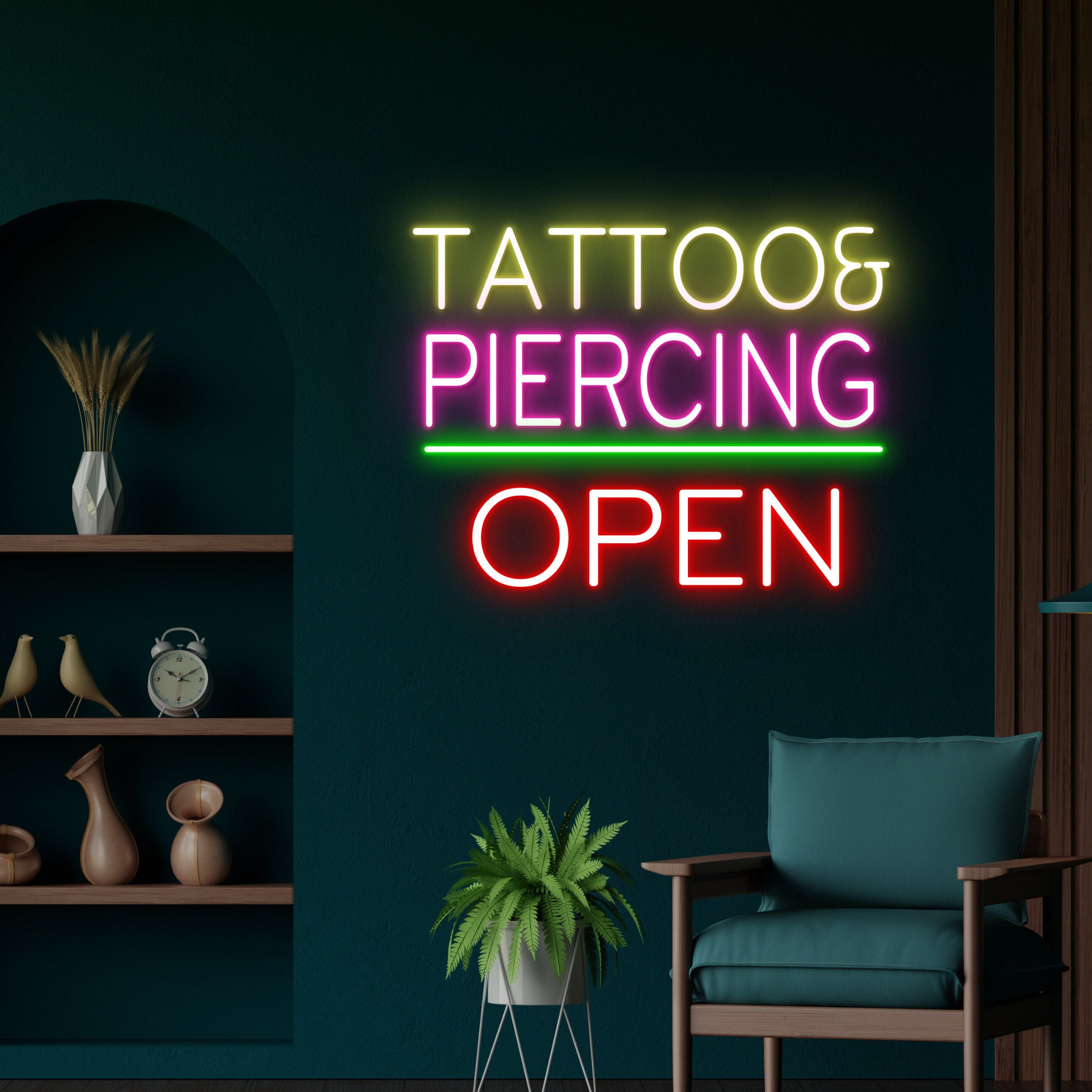 Tattoo Shop Open - Etsy
