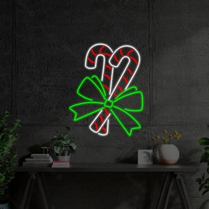 Candy LED Neon Sign, Christmas Room Decoration, Child Christmas Gift ...