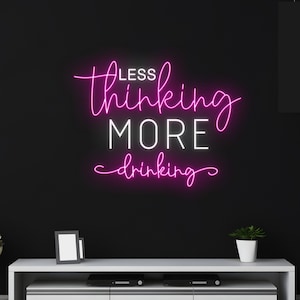 "Day Drinkin'" Neon Sign - USB Powered LED Wall Decor For Home Bar, Man Cave, Party, Dimmable, 15.7x9.6 Inches - View #8