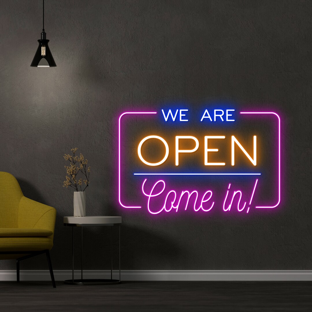 We Are Open Come In Neon Sign Wir Sind Open LED Sign Open Neon LED we-are-open-come-in-neon-sign-wir-sind-open-led-sign-open-neon-led
