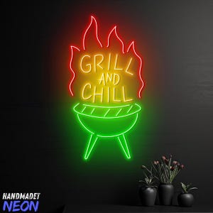 Neonreclame barbecue, BBQ-neonlicht, barbecue led-licht, aangepast neonbord, keukenmuurdecoratie, BBQ-restaurantdecor