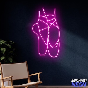 Ballet Neon Sign For Dane Decor, Ballerina Led Light, Custom Neon Sign, Ballet Club Neon Light, Ballet Room Decor, Gift For Her