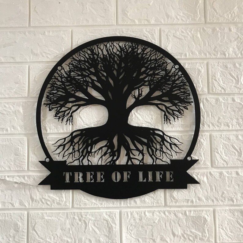 Custom Tree of Life Metal Wall Art LED Light - Personalized Family Day ...