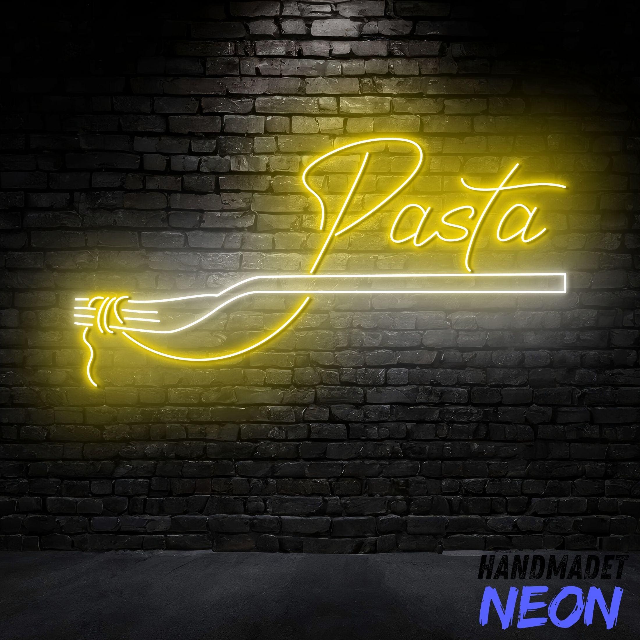 Pasta Neon Sign, Italian Cuisine Led Sign, Spaghetti Led Light