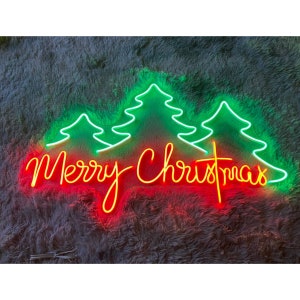 Merry Christmas Neon Sign, Christmas Led Sign, Christmas Neon Lights, Best Gifts, Merry Christmas Led Lights, Christmas Decor, Neon Lights