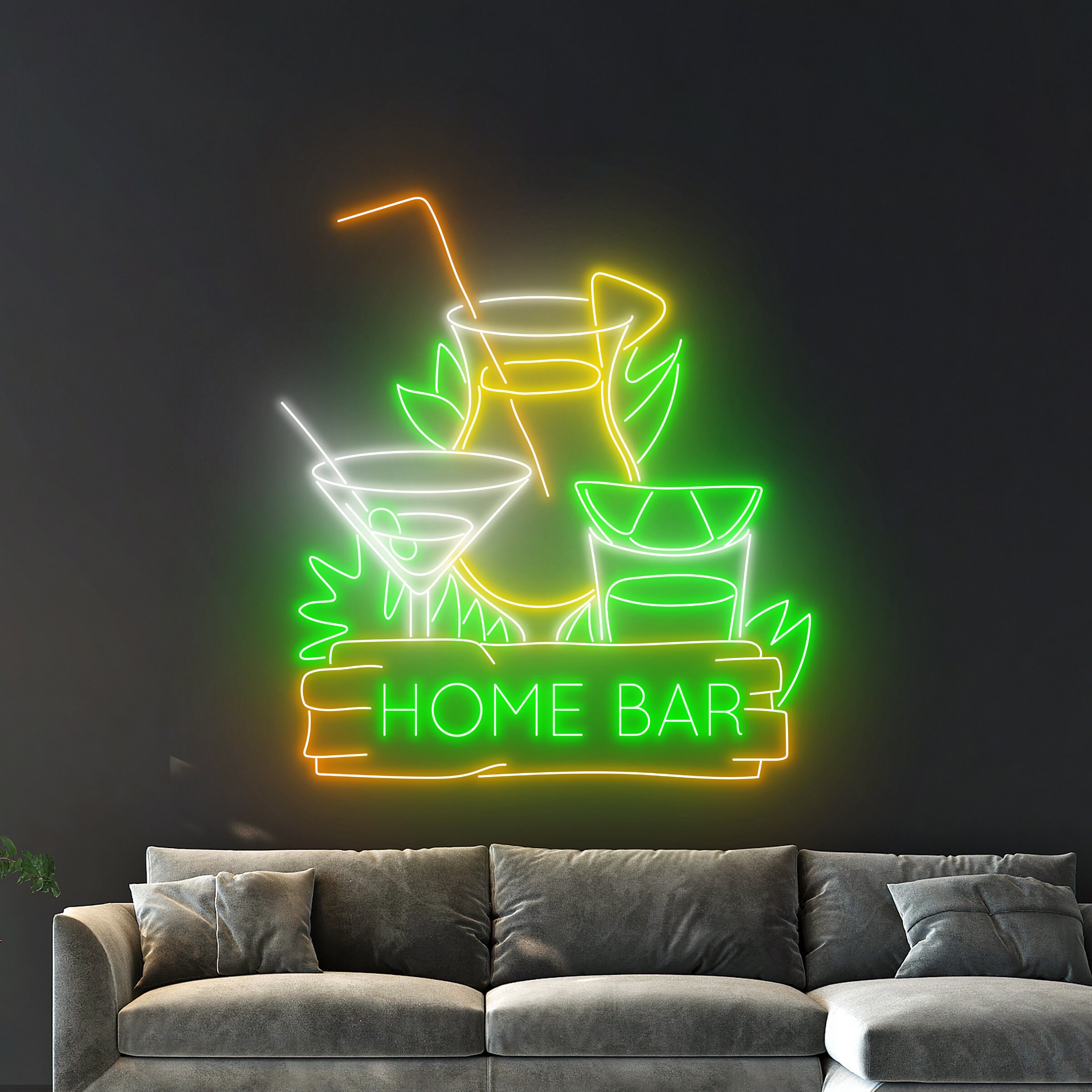 Letreros De Neón De Bar, Barra Regulable, Luz De Neón LED, Alimentada Por USB, Para Bares, Bistró, Pub, Cóctel, Cerveza, Hombre, Cueva, Cumpleaños, Día Del Padre